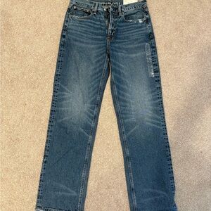 American Eagle Outfitters Dark Blue Straight Jeans